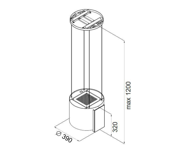 VDB LAMP Glass Black - 1351591 - zdjęcie 5